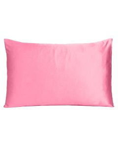 Pink Rose Dreamy Set Of 2 Silky Satin King Pillowcases