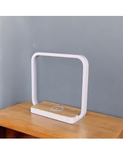 Contemporary White Wireless Phone Charger