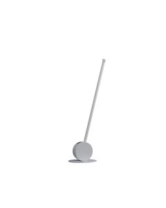 23" White Metal Leaning Stick LED Table Lamp