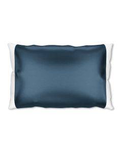 Blue Silk Open Ended Pillowcase