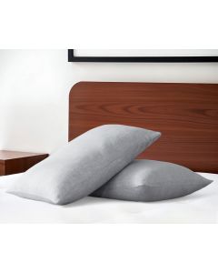 Set of Two Cloud Linen King Pillowcases