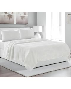 Four Piece Ivory Linen Sheet Set