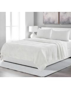 Four Piece Ivory Linen Sheet Set